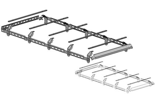 Rock Run Industries Roof Rack Spanning Over 13 Foot Long