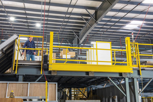 Rock Run Industries Industrial Packages Mezzanine Automated Collapsing Gates 2