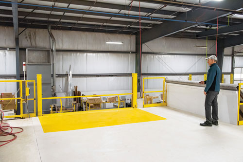 Rock Run Industries Industrial Packages Mezzanine Automated Collapsing Gates 5