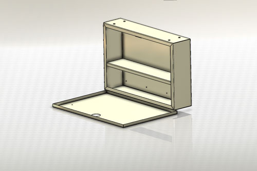 Rock Run Industries Product Manufacturing OEM Parts Versatile Exterior Cabinet